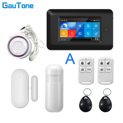 PG106 WIFI + GSM GPRS belaidis namų apsaugos signalizacijos sistema APP nuotolinio valdymo pultelis, skirtas Android ir iOS