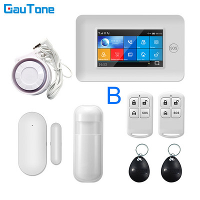 PG106 WIFI + GSM GPRS belaidis namų apsaugos signalizacijos sistema APP nuotolinio valdymo pultelis, skirtas Android ir iOS