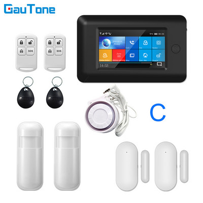 PG106 WIFI + GSM GPRS belaidis namų apsaugos signalizacijos sistema APP nuotolinio valdymo pultelis, skirtas Android ir iOS