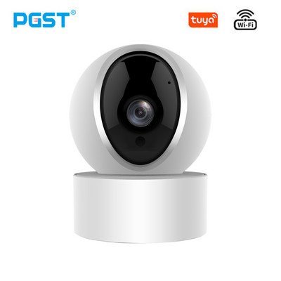 PGST PG-108 Tuya безжична домашна WIFI GSM домашна сигурност със сензор за детектор за движение Поддръжка на алармена система Alexa & Google