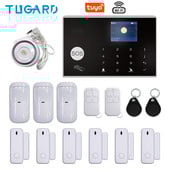 TUGARD G30 Tuya WIFI GSM 3G 4G Алармена система за домашен крадец 11 езика 433MHz Безжично дистанционно управление за Android IOS