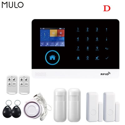 MULO Tuya signalizācijas sistēma WiFi GSM drošības sistēma Apzagšanas signalizācija mājas birojam PG103 SMS zvans Auto Dial APP tālvadības pults