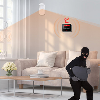 Ostaniot WiFi GSM SecPanel 5 Ασύρματο σύστημα συναγερμού για το σπίτι Tuya Smart Life Κιτ διαρρηκτών ασφαλείας IPS Οθόνη αφής κατά των δακτυλικών αποτυπωμάτων