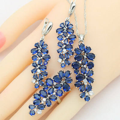 2021 m. nauji kelių spalvų cirkonio aukso spalvos papuošalų rinkiniai moterims, auskarai, karoliai, pakabukai, žiedai, dovanų dėžutė