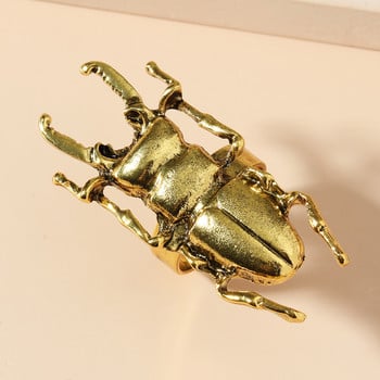 RM032 New Personality Cartoon Insect Beetle Alloy Finger Rings Δημοφιλή αξεσουάρ Χονδρική