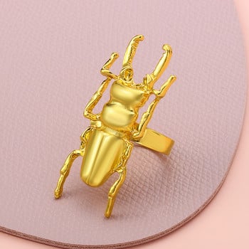 RM032 New Personality Cartoon Insect Beetle Alloy Finger Rings Δημοφιλή αξεσουάρ Χονδρική