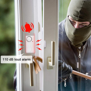 Wsdcam ασύρματος συναγερμός πόρτας με απομακρυσμένο σύστημα συναγερμού προειδοποίησης κραδασμών Anti Lost Windows Open Alarms Αισθητήρας ασφαλείας σπιτιού
