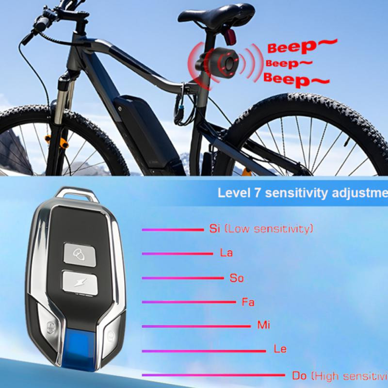 Bicicletă reîncărcabilă prin USB Motocicletă Clopoțel electric Munte Drum Ciclism Alarma antifurt Claxon Accesorii de securitate pentru biciclete