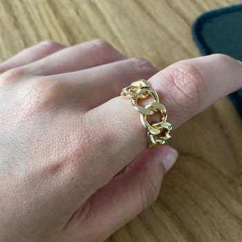 LATS златно покритие във формата на верига пръстени за жени, мъже, реколта, готически масивен хип-хоп пръстен, антични бижута, аксесоар
