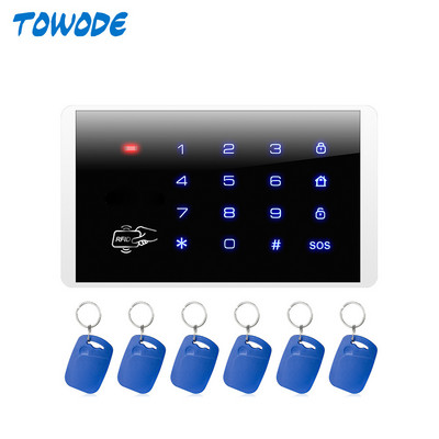 TOWODE W181 GSM WIFI DIY signalisatsioonisüsteem Juhtmeta koduvalve liikumisandur Buglar komplekt vene prantsuse hispaania inglise keel valik