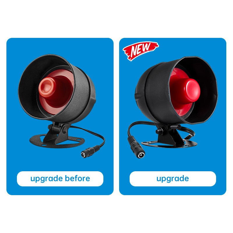 Kerui 110DB sarvsireen turvasignalisatsioonisüsteem 433MHz traadita kodukontori pood siseruumide välialalarmi sissemurdmise turvasüsteemi komplekt