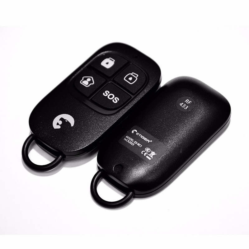 Telecomandă RF fără fir Etiger 433MHz ES-RC1 pentru sistemul de alarmă S4/S3B Panoul Match Chuango G5 433MHZ