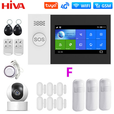 PG107 4G WiFi GSM alarmni sustav za sigurnost doma s IP kamerom PIR senzor Tuya Smar tLife App Control Podrška Google Alexa