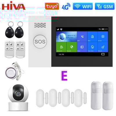 PG107 4G WiFi GSM alarmni sustav za sigurnost doma s IP kamerom PIR senzor Tuya Smar tLife App Control Podrška Google Alexa