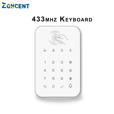 ZONCENT G12 WIFI GSM kućni sigurnosni alarmni sustav Tuya Smart Life Apps Control s 433mhz tipkovnicom Kompatibilan s Alexa Google
