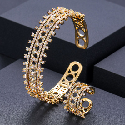 Janekelly2 vnt Vestuvių cirkonio papuošalų rinkiniai moterų vakarėliui, prabangūs Dubajaus Nigerijos krištoliniai vestuvių papuošalų rinkiniai