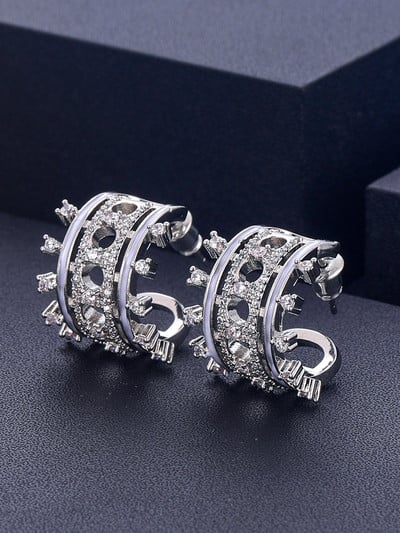 Janekelly2 vnt Vestuvių cirkonio papuošalų rinkiniai moterų vakarėliui, prabangūs Dubajaus Nigerijos krištoliniai vestuvių papuošalų rinkiniai