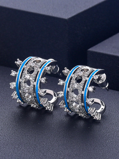 Janekelly2 vnt Vestuvių cirkonio papuošalų rinkiniai moterų vakarėliui, prabangūs Dubajaus Nigerijos krištoliniai vestuvių papuošalų rinkiniai