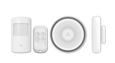 Tuya Alarm Alexa WiFi Smart DIY House apsaugos signalizacija su APP Google Home Hub Balso valdymas P2P LED šviesos IP kameros stebėjimas