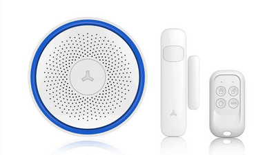 Tuya Alarm Alexa WiFi Smart DIY House apsaugos signalizacija su APP Google Home Hub Balso valdymas P2P LED šviesos IP kameros stebėjimas