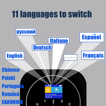 Wifi GSM Домашна алармена система Черна охранителна аларма за кражба Хост Tuya Smart APP Control Съвместим Alexa Google