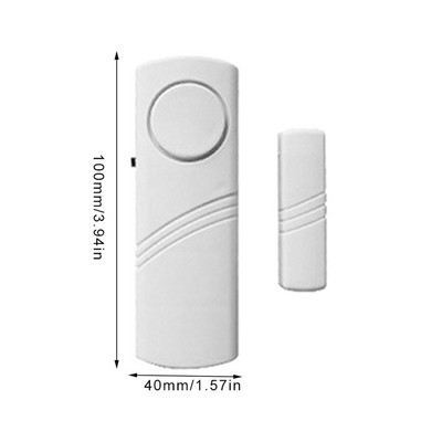 Durų lango belaidė įsilaužimo signalizacija su magnetiniu jutikliu Namų sauga Ilgesnė sistema Apsaugos įtaisas Namų sauga