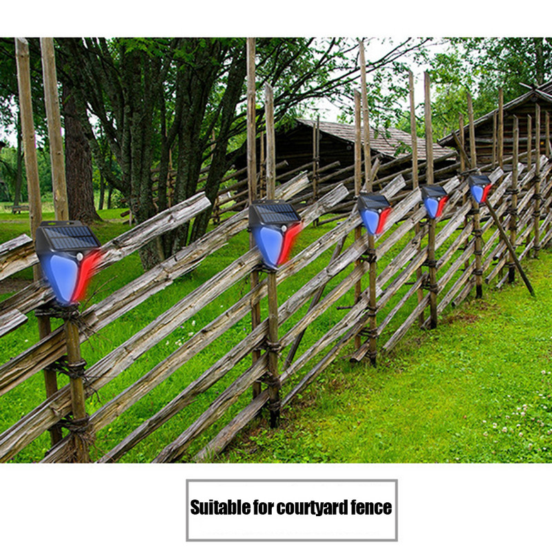 Pagrindinis saulės energijos signalizacijos lempos apsaugos sistemos įspėjamasis indikatorius vagystės blykstės lauko sodo lempos infraraudonųjų spindulių judėjimas