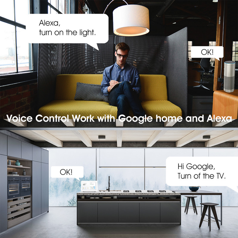 WANLIN Tuya Smart home IR Control Blaster Telecomandă fără fir cu infraroșu Lucrează cu Alexa Google Home Assistant