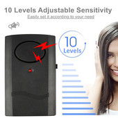 120dB 9V motociklo belaidis su Bluetooth suderinamas nuotolinis motoroleris nuo vagystės apsaugos signalizacijos automobilio durų langų priedas