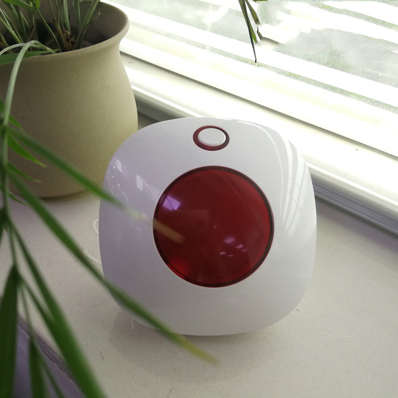 Tuya Wifi Strobe Sirena Namų apsauga Apsaugos nuo įsilaužimo sistema 433MHz garso ir šviesos sirena belaidė aliarmo palaikymas Alexa Google Home