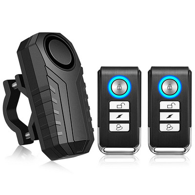 Elecpow dviračio motociklo signalizacijos signalas su nuotolinio valdymo pulteliu 113dB belaidis vandeniui atsparus vibracinis dviračio paspirtukas