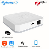 Tuya Smart Home Automation ZigBee Gateway ir serijos jutiklis veikia su Smart Life daugiafunkciniu šliuzu