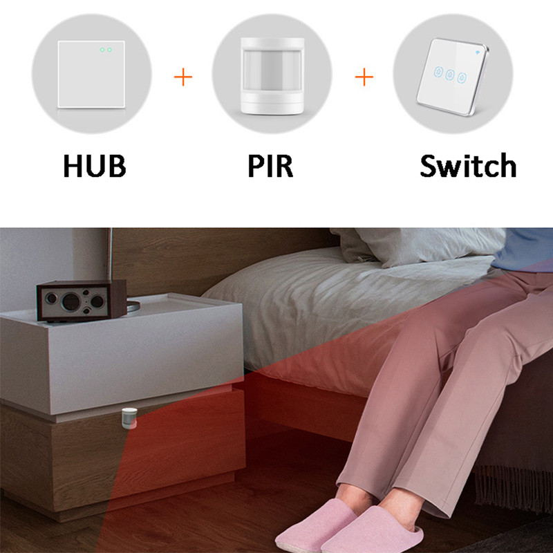 Tuya Smart Home Automation ZigBee Gateway ir serijos jutiklis veikia su Smart Life daugiafunkciniu šliuzu