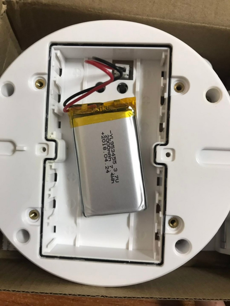 „Focus Wireless MD-214R“ vidinės sirenos signalizacija su 100 dB dideliais garsais blykstelėjusi blykstės sirena kelia pavojų atsarginei ličio baterijai