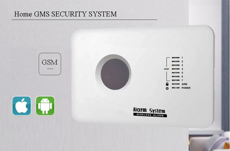 nemokamas pristatymas 3G saugos namų GSM signalizacijos sistema su anglų rusų kalba andriod ir IOS APP valdymo relės išvestis