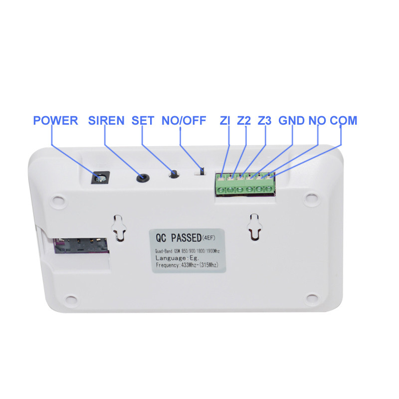 nemokamas pristatymas 3G saugos namų GSM signalizacijos sistema su anglų rusų kalba andriod ir IOS APP valdymo relės išvestis