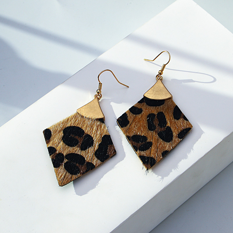 AENSOA Cercei cu picătură de coajă de abalone, vintage, mari, lungi, geometrici, pentru femei, cu pandantiv cu rombi, cercei cu cârlig de metal, bijuterii neobișnuite