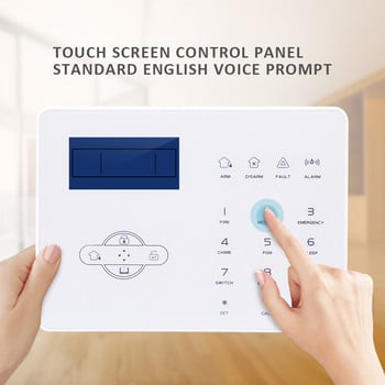 Foucs Alarm Panel ST-IIIB APP Σύστημα συναγερμού ελέγχου 433MHz/868MHz GSM PSTN Οθόνη αφής Γαλλικά Αγγλικά Φωνητικός συναγερμός για έξυπνο σπίτι