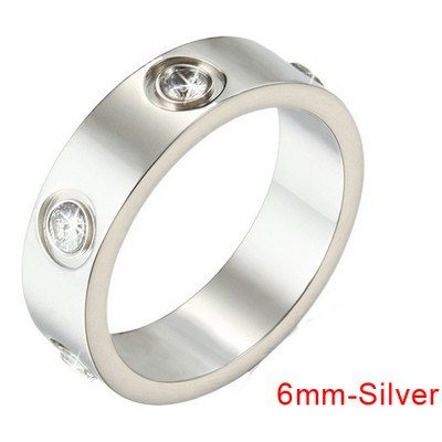 2021 m. karšti nerūdijančio plieno krištolo žiedai moterims Madingi Titanium Bague Femme sužadėtuvių žiedų mėgėjų prabangūs prekės ženklo papuošalai