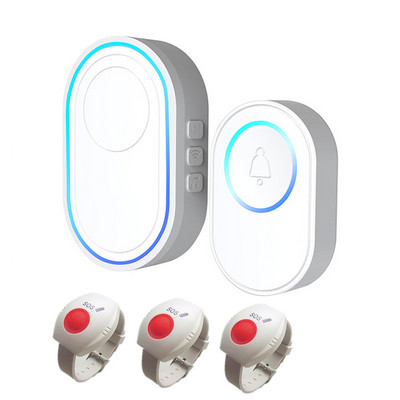 Tuya WiFi SOS pagyvenusių žmonių priežiūros signalizacijos sistemos avarinės panikos mygtuko laikrodžio apyrankė