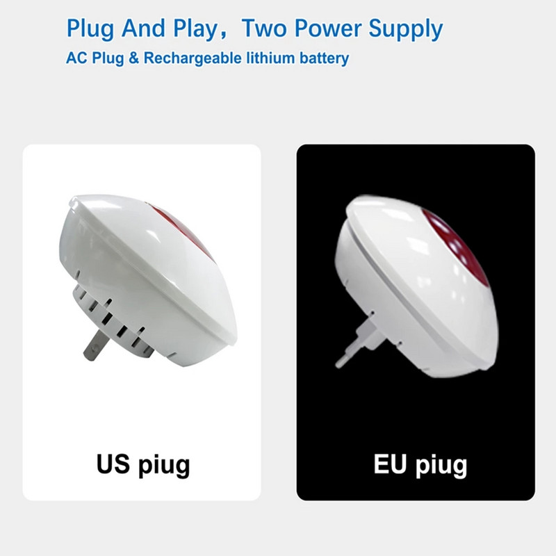 ZONCENT SN11 belaidė Wi-Fi strobe sirena Smart Home Security Signalizavimo sistemos rinkinys Tuya App Control 110dB Garsiakalbis