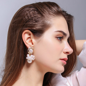 Търговия на едро с висящи обеци с метални перли Висококачествени ръчно изработени модни висулки Аксесоари за бижута за жени
