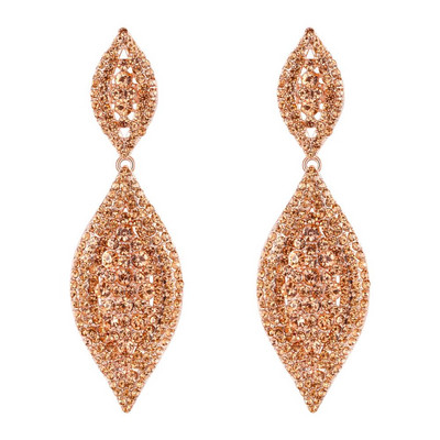 Cерьги Moteriški auskarai ašarų krištoliniai kabai Estetiški vestuviniai nuotakos papuošalai Dovana Prabangus Kolczyki Brincos Afrikos