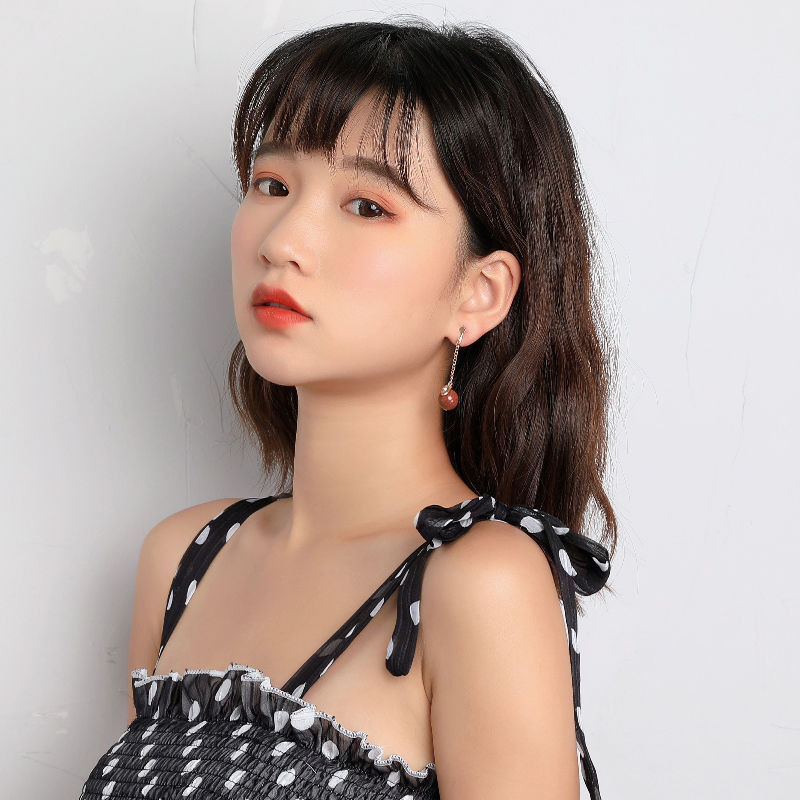 Vienas rinkinys 5 poros Korėjos stiliaus segtukas ant auskarų be pradurtų paprasto stiliaus geometrinių klipų auskarai