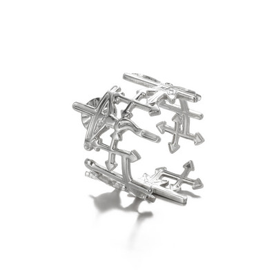 Bohemian Love širdies formos žiedų rinkinys moterims nerūdijančio plieno žvaigždės gėlėtas bambuko žiedas geometriniai papuošalai ofertas con envio nemokamai