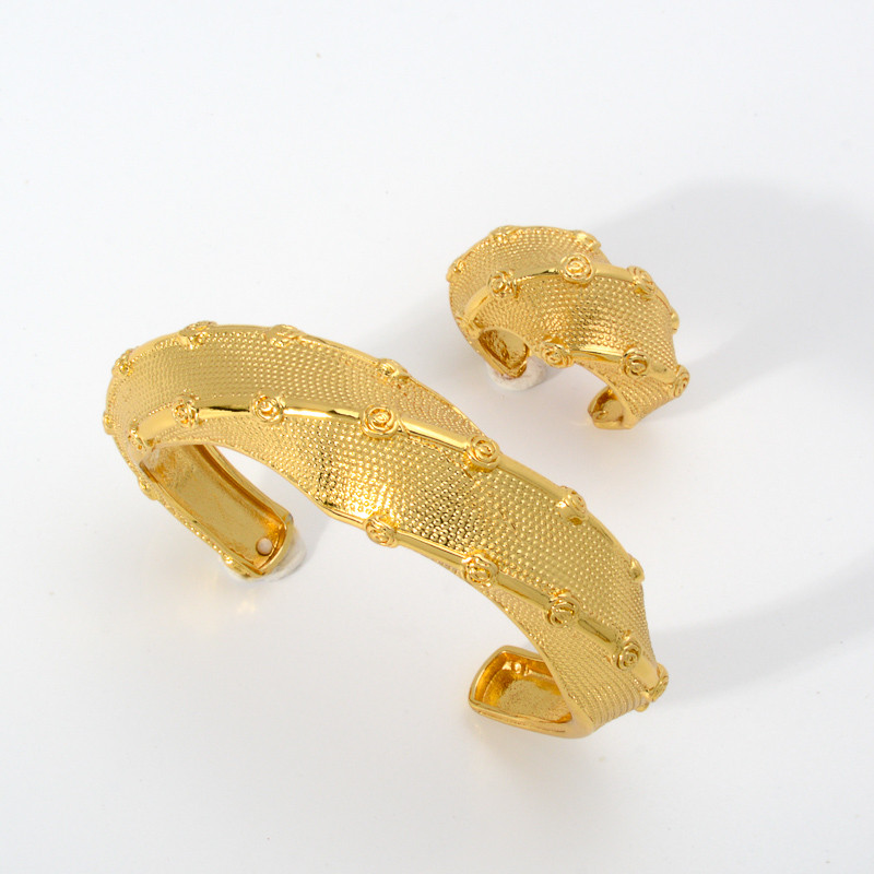 Saulainas rotaslietas Modes vara rokassprādzes gredzens Āfrikas pārspīlēta aproce rokassprādze sievietēm dāvanu ballīte kāzas