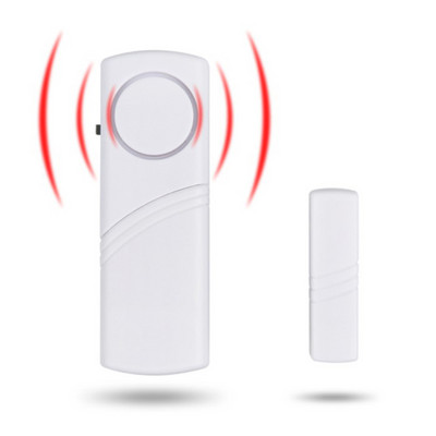1Pc Independent Door Sensor Burglar Alarm Window Alarm Detector Security Protection Wireless Alarm System