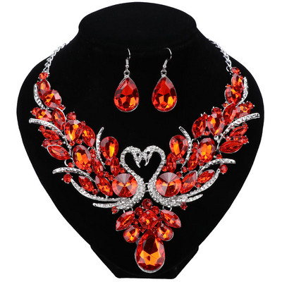 Madingas Nigerijos papuošalų rinkinys moterims Purpuriniai kutai auskarai, karolių rinkinys banketinės suknelės aksesuarai vestuviniai indiški papuošalai