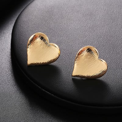 Velike vintage metalne naušnice bez probušenih ušiju za žene Šarm zlatne boje Izrazite naušnice Nakit