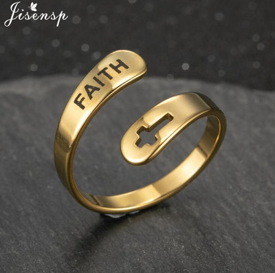 Nerūdijančio plieno žiedas moterims Paprastas širdies lapelis, kryžius Star Infinity geometriniai pirštų žiedai Minimalistiniai papuošalai bagues pour femme